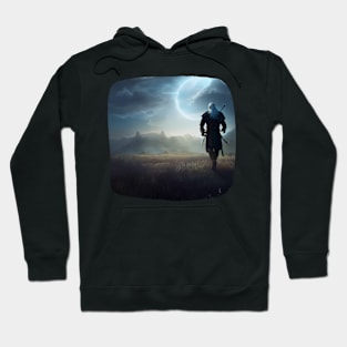 The Wolf Roams the Land - Fantasy - Witcher Hoodie